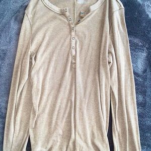 Aerie Army Green Long Sleeve